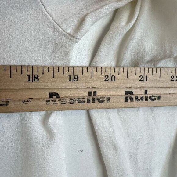 Tiger of Sweden Women’s 36 U.S. Small White Acrylic Long Sleeve Blouse Top - Picture 10 of 15